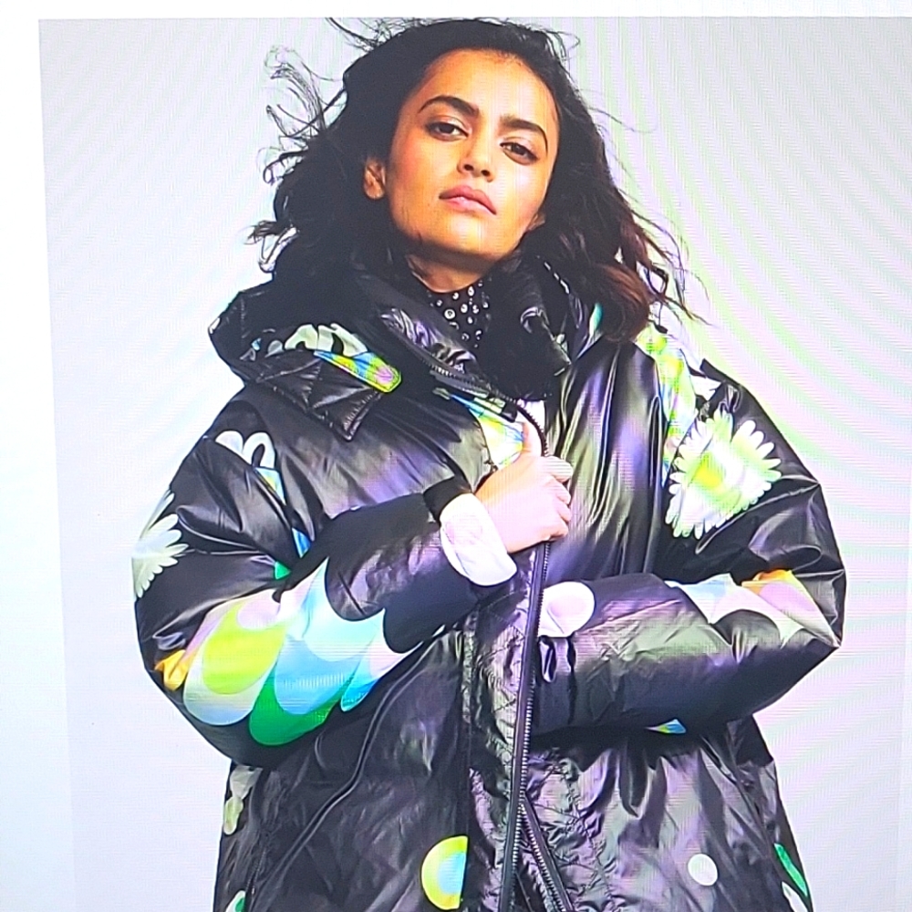 Cynthia Rowley nylon down puffer jacket